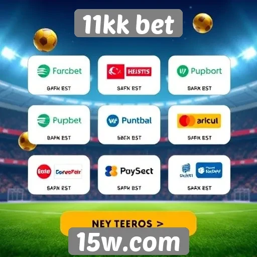 Novos métodos de pagamento disponíveis na 11kk bet